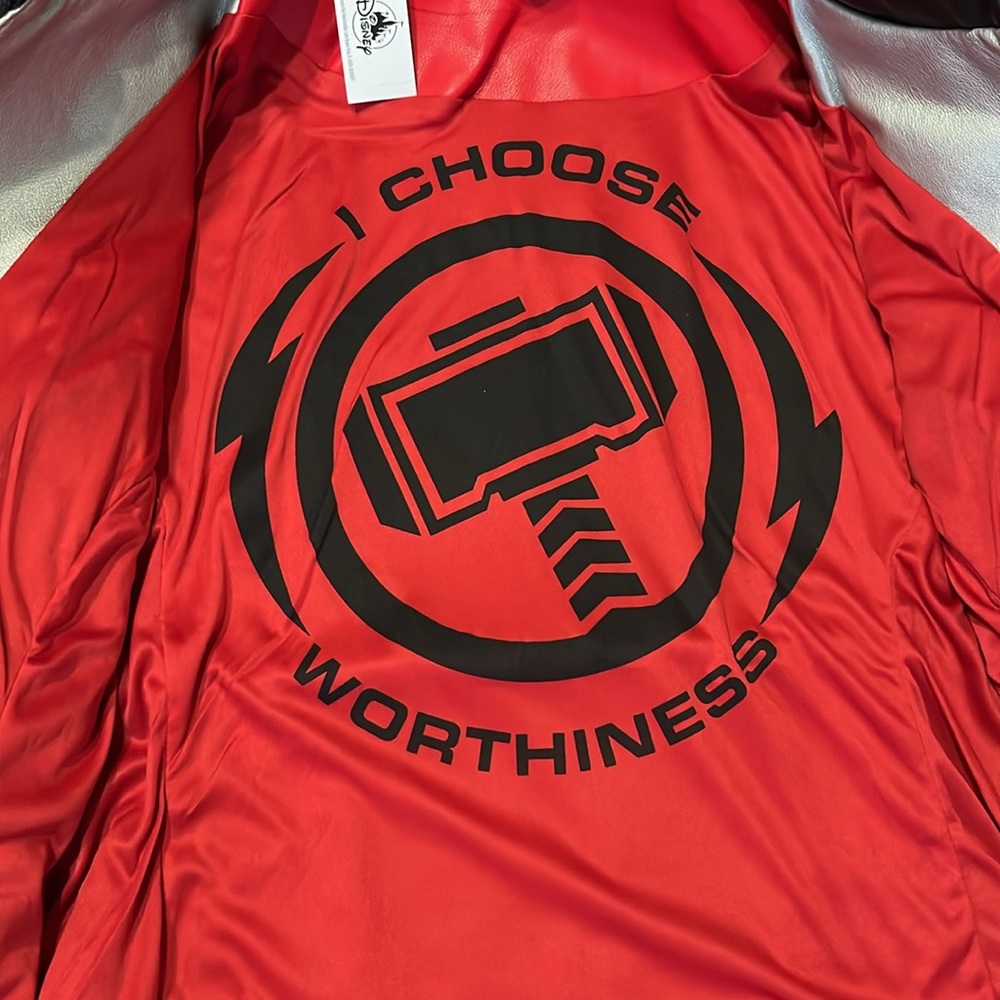 Marvel Her Universe THOR Faux Leather Jacket Love and Thunder Plus Size 1X NWT - Picture 11 of 13